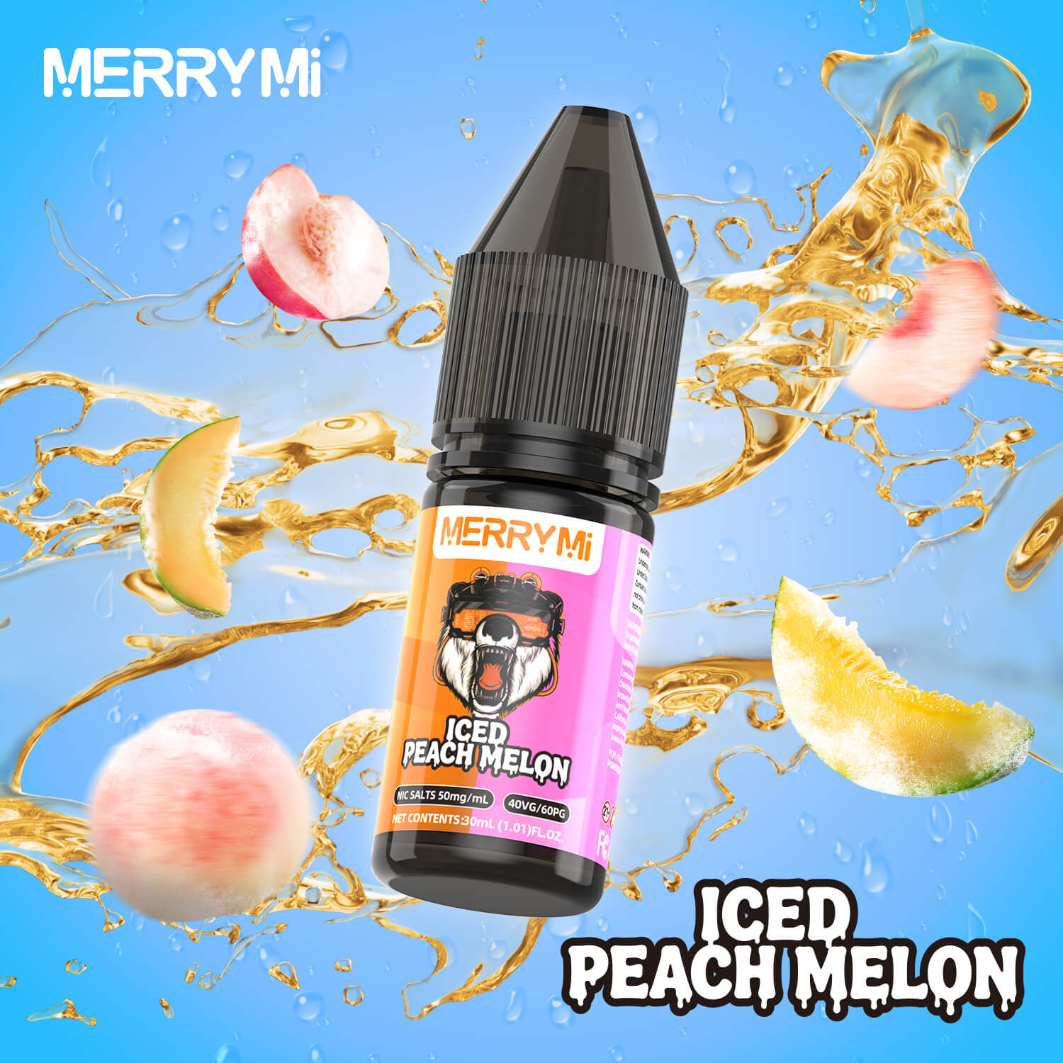 Iced Peach Melon - olejek do e papierosa MERRYMI