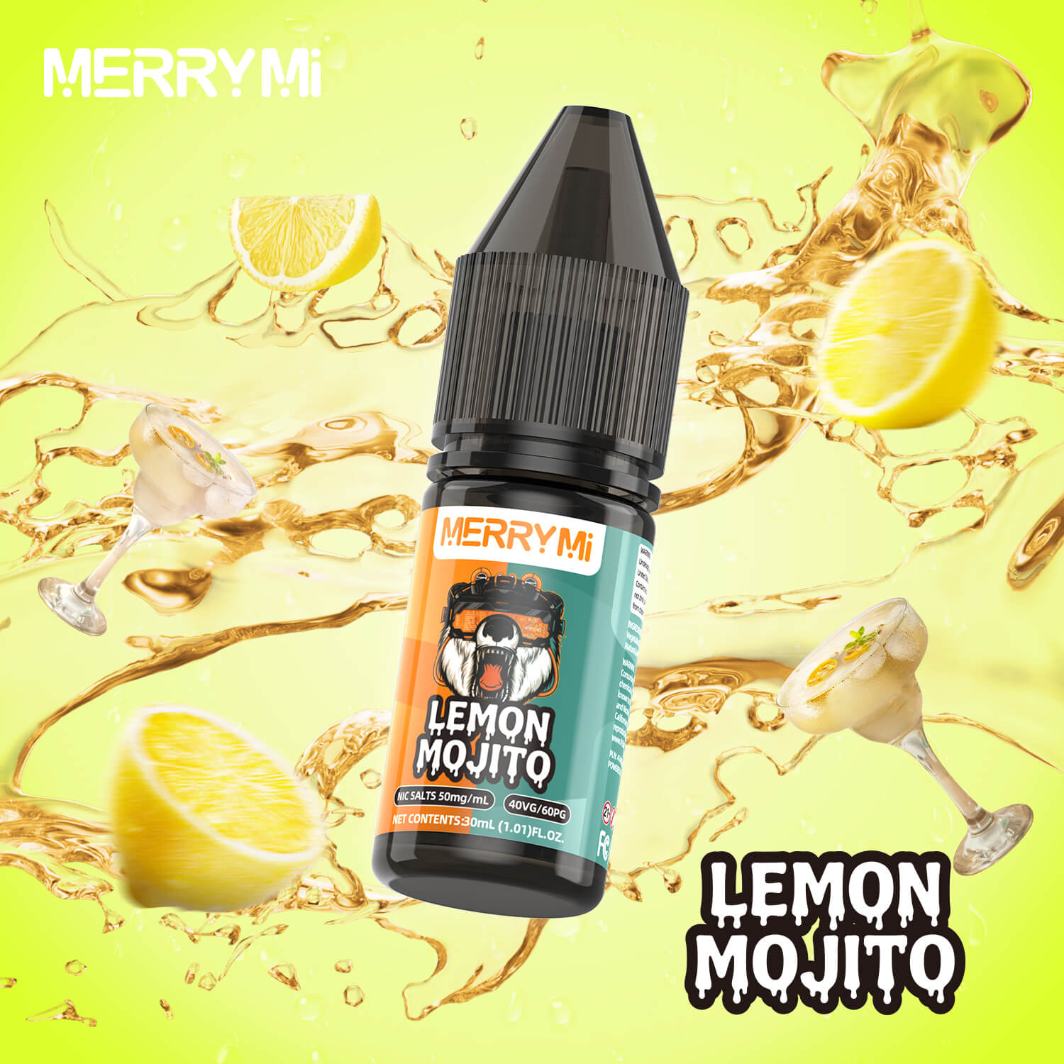 Lemon Mojito - olejek do e papierosa MERRYMI