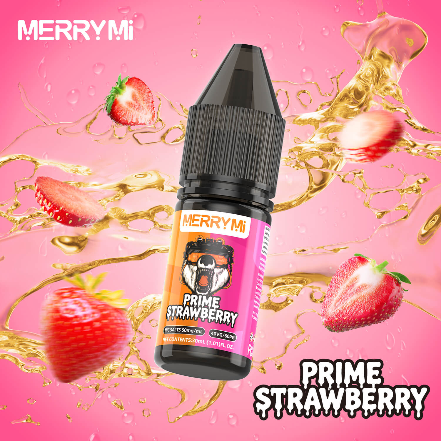 Prime Strawberry - olejek do e papierosa MERRYMI