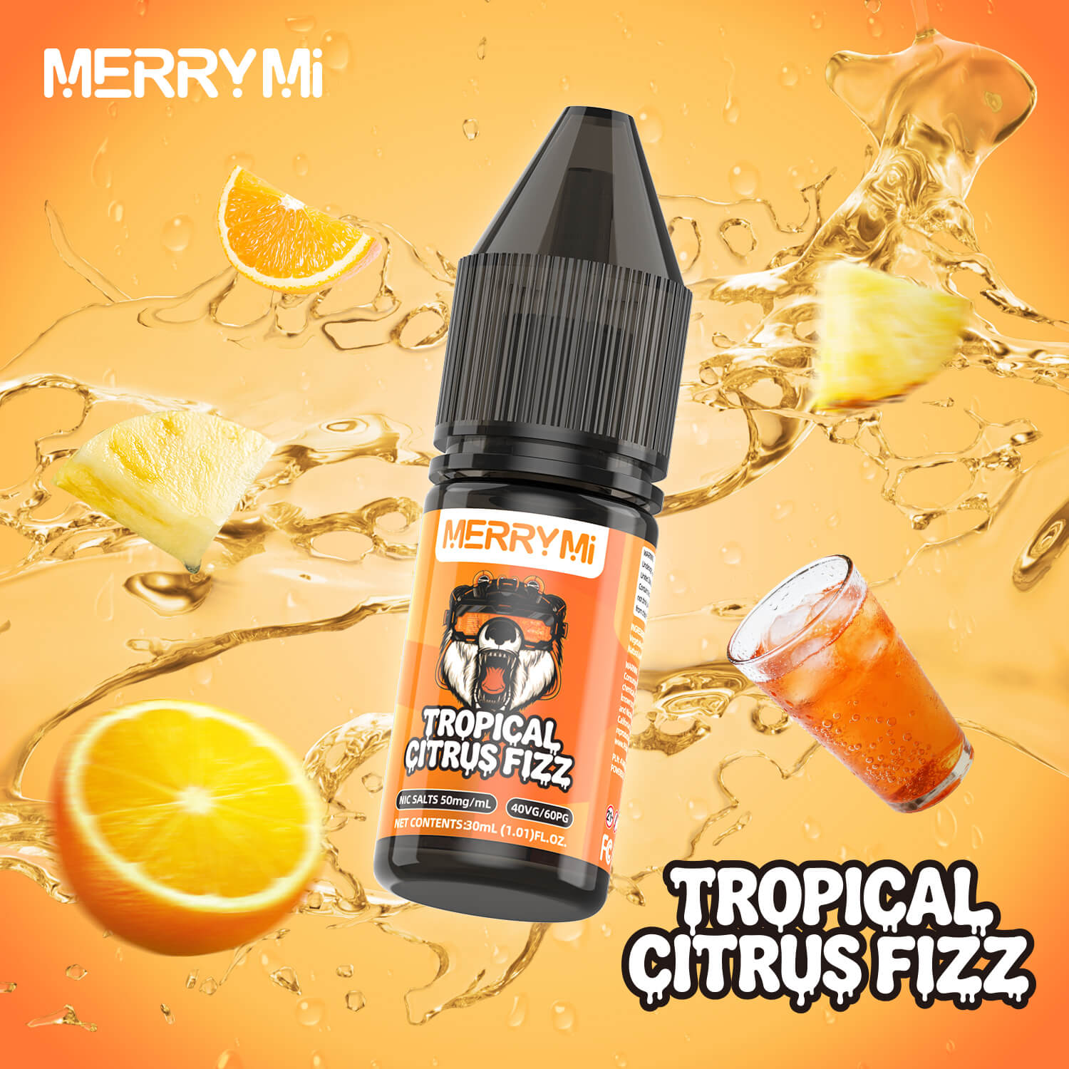 Tropical Citrus Fizz - olejek do e papierosa MERRYMI